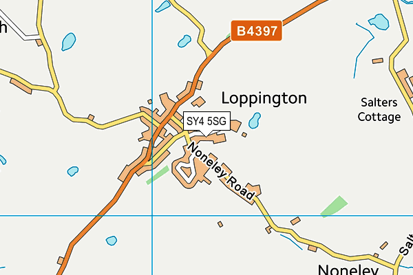SY4 5SG map - OS VectorMap District (Ordnance Survey)