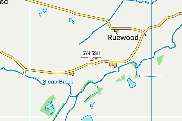 SY4 5SH map - OS VectorMap District (Ordnance Survey)