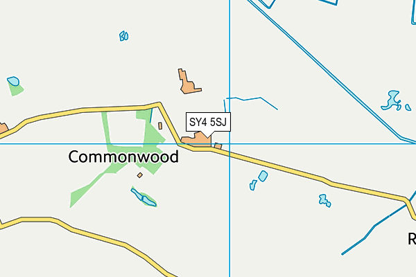 SY4 5SJ map - OS VectorMap District (Ordnance Survey)