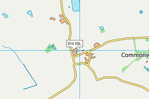 SY4 5SL map - OS VectorMap District (Ordnance Survey)