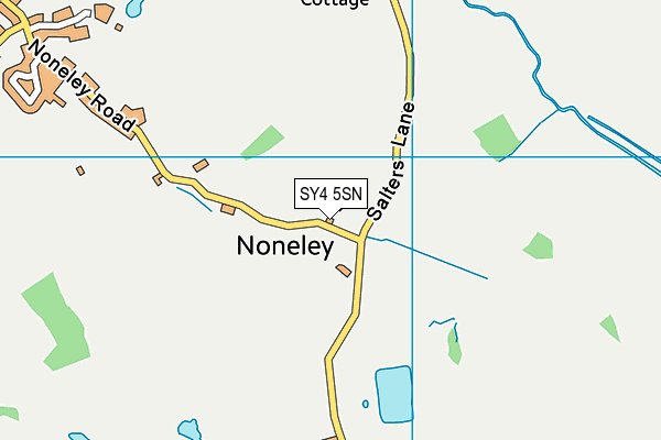 SY4 5SN map - OS VectorMap District (Ordnance Survey)