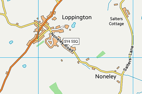 SY4 5SQ map - OS VectorMap District (Ordnance Survey)