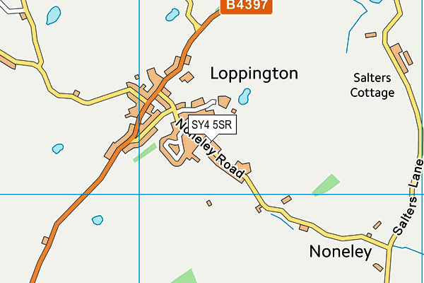 SY4 5SR map - OS VectorMap District (Ordnance Survey)