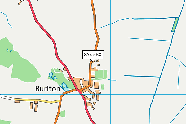 SY4 5SX map - OS VectorMap District (Ordnance Survey)