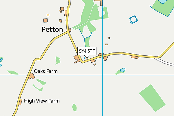 SY4 5TF map - OS VectorMap District (Ordnance Survey)