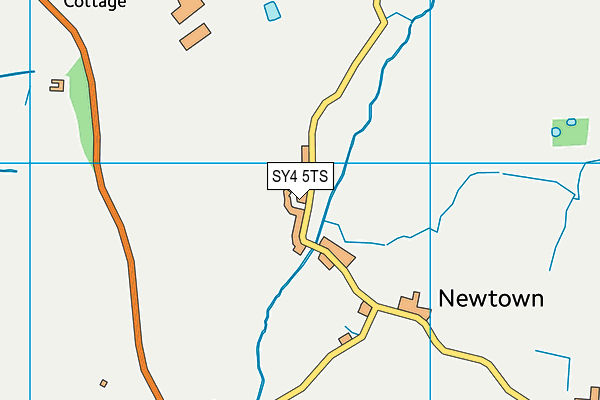 SY4 5TS map - OS VectorMap District (Ordnance Survey)