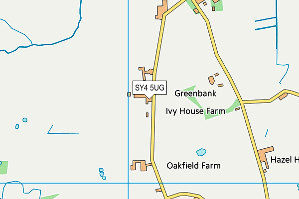 SY4 5UG map - OS VectorMap District (Ordnance Survey)