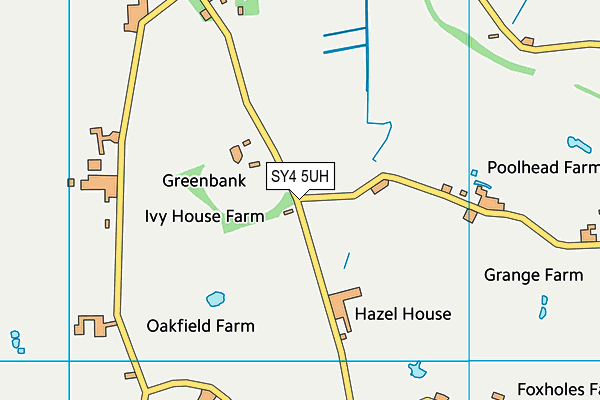 SY4 5UH map - OS VectorMap District (Ordnance Survey)