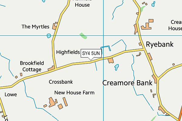 SY4 5UN map - OS VectorMap District (Ordnance Survey)