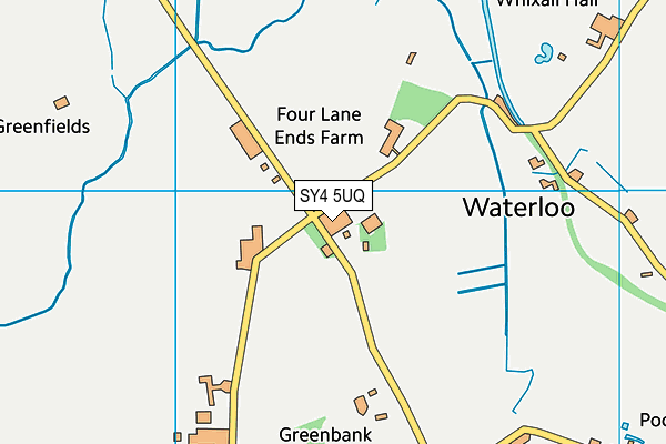 SY4 5UQ map - OS VectorMap District (Ordnance Survey)