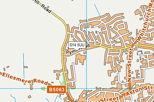 SY4 5UU map - OS VectorMap District (Ordnance Survey)
