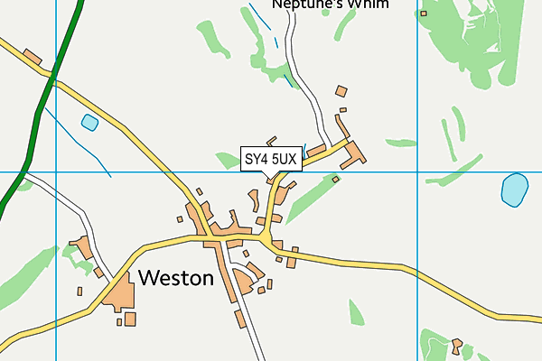 SY4 5UX map - OS VectorMap District (Ordnance Survey)