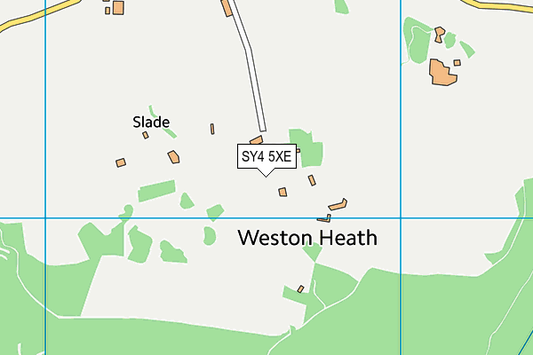 SY4 5XE map - OS VectorMap District (Ordnance Survey)