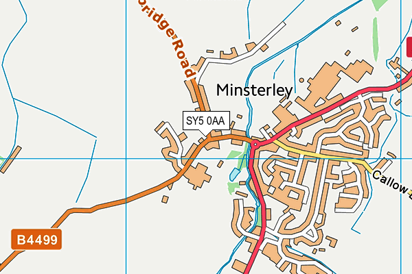 SY5 0AA map - OS VectorMap District (Ordnance Survey)