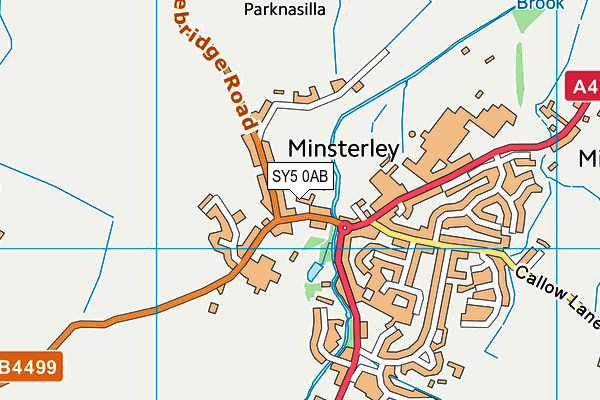 SY5 0AB map - OS VectorMap District (Ordnance Survey)