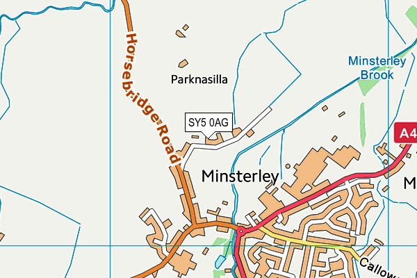 SY5 0AG map - OS VectorMap District (Ordnance Survey)