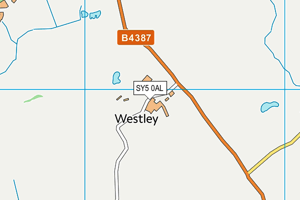 SY5 0AL map - OS VectorMap District (Ordnance Survey)