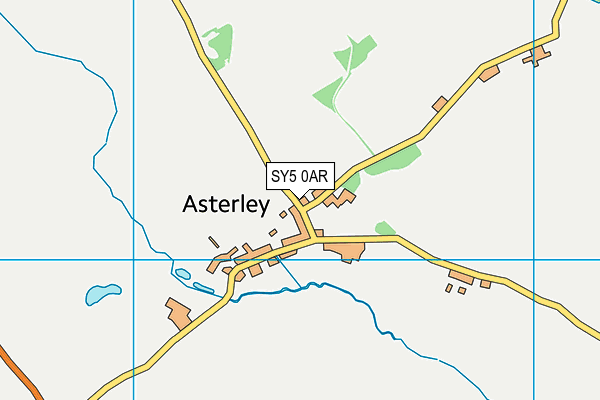 SY5 0AR map - OS VectorMap District (Ordnance Survey)