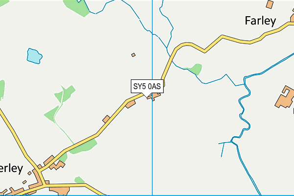 SY5 0AS map - OS VectorMap District (Ordnance Survey)