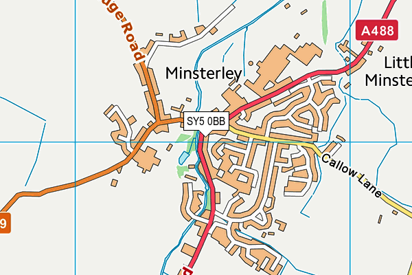 SY5 0BB map - OS VectorMap District (Ordnance Survey)
