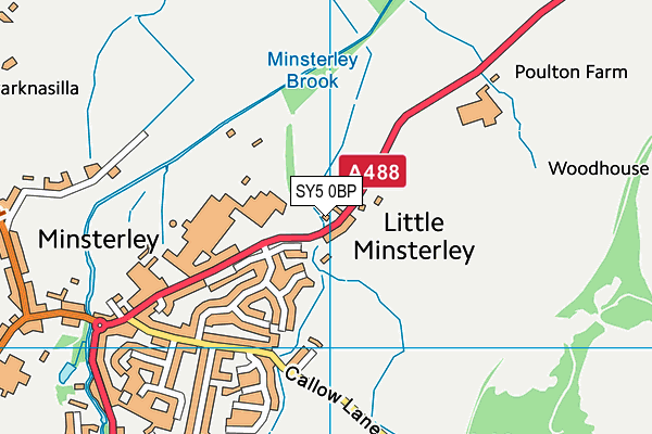 SY5 0BP map - OS VectorMap District (Ordnance Survey)