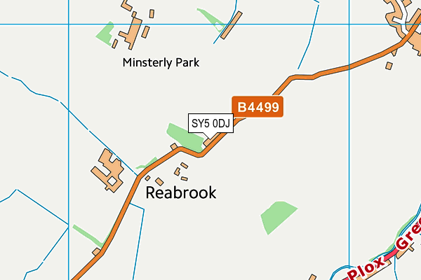 SY5 0DJ map - OS VectorMap District (Ordnance Survey)