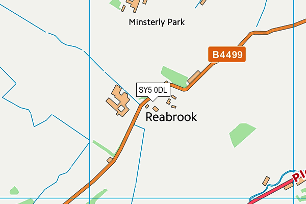 SY5 0DL map - OS VectorMap District (Ordnance Survey)