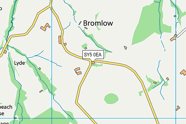 SY5 0EA map - OS VectorMap District (Ordnance Survey)