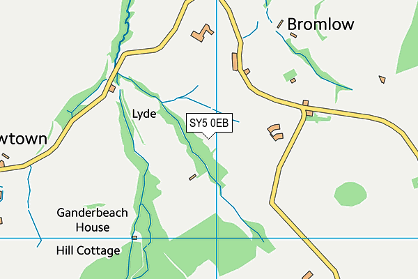 SY5 0EB map - OS VectorMap District (Ordnance Survey)