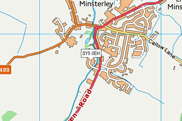 SY5 0EH map - OS VectorMap District (Ordnance Survey)