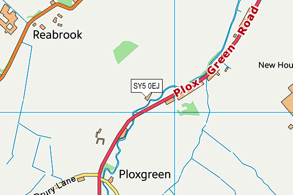 SY5 0EJ map - OS VectorMap District (Ordnance Survey)