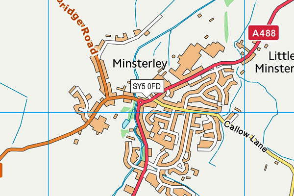 SY5 0FD map - OS VectorMap District (Ordnance Survey)