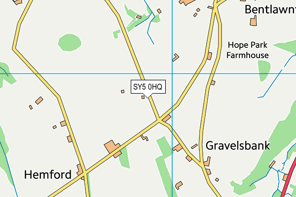 SY5 0HQ map - OS VectorMap District (Ordnance Survey)