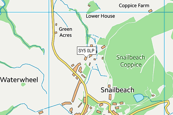 SY5 0LP map - OS VectorMap District (Ordnance Survey)