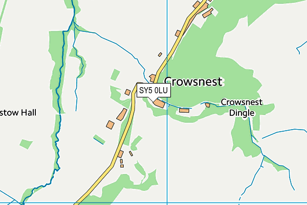 SY5 0LU map - OS VectorMap District (Ordnance Survey)