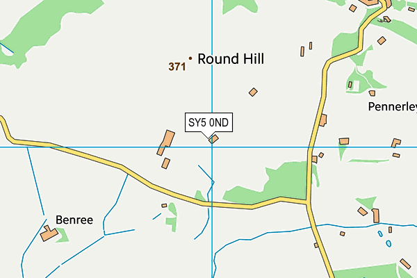 SY5 0ND map - OS VectorMap District (Ordnance Survey)