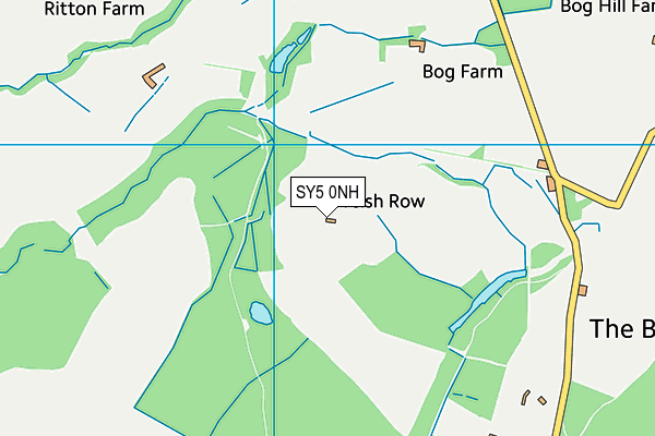 SY5 0NH map - OS VectorMap District (Ordnance Survey)