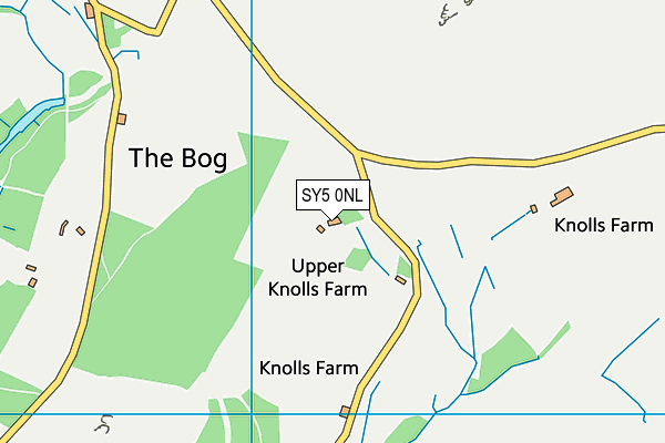SY5 0NL map - OS VectorMap District (Ordnance Survey)