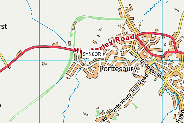 SY5 0QR map - OS VectorMap District (Ordnance Survey)