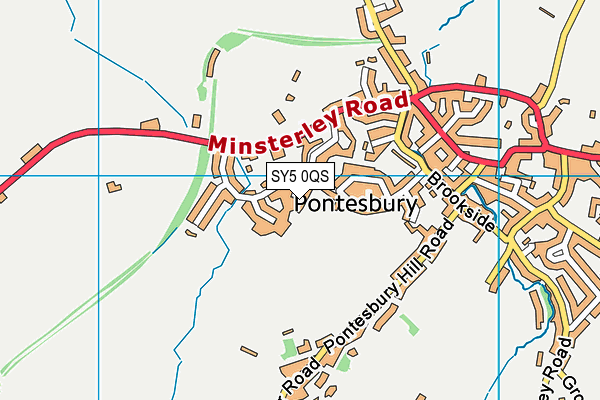 SY5 0QS map - OS VectorMap District (Ordnance Survey)