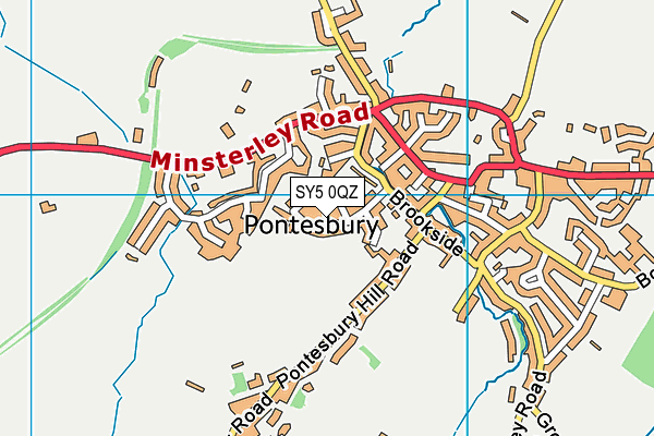 SY5 0QZ map - OS VectorMap District (Ordnance Survey)