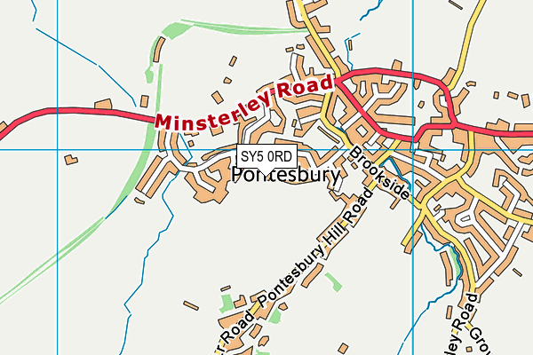 SY5 0RD map - OS VectorMap District (Ordnance Survey)