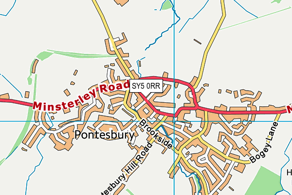 SY5 0RR map - OS VectorMap District (Ordnance Survey)