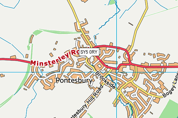 SY5 0RY map - OS VectorMap District (Ordnance Survey)