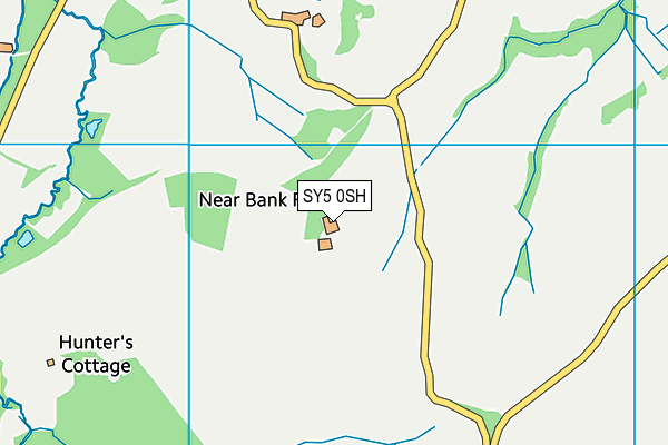 SY5 0SH map - OS VectorMap District (Ordnance Survey)