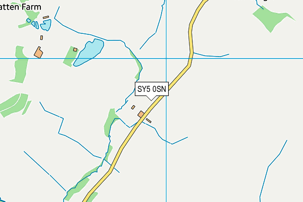 SY5 0SN map - OS VectorMap District (Ordnance Survey)