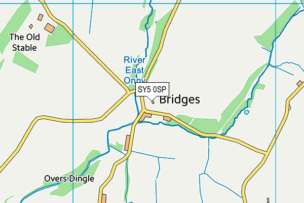 SY5 0SP map - OS VectorMap District (Ordnance Survey)