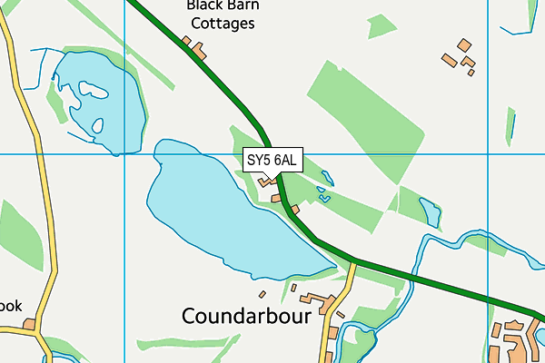 SY5 6AL map - OS VectorMap District (Ordnance Survey)