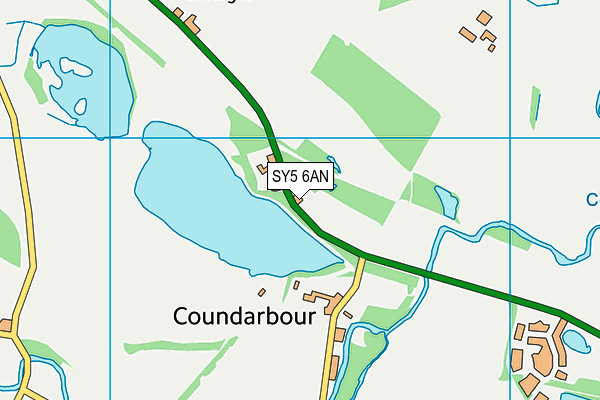 SY5 6AN map - OS VectorMap District (Ordnance Survey)