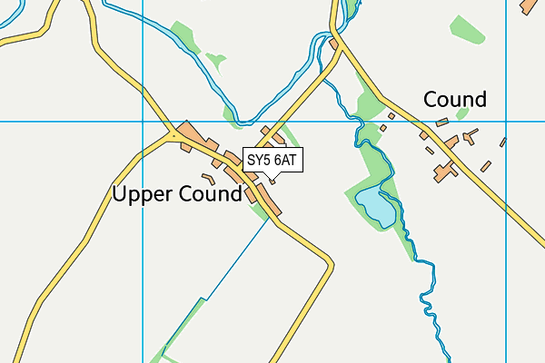 SY5 6AT map - OS VectorMap District (Ordnance Survey)